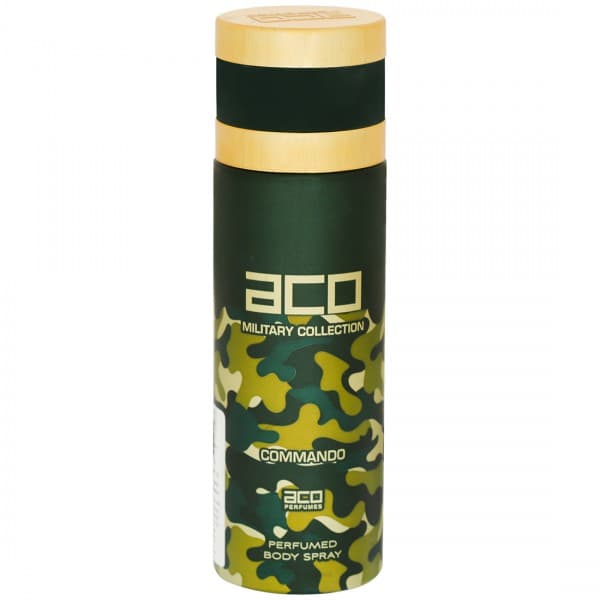 Aco Military Collection Commando Perfumed Body Spray 200 ml