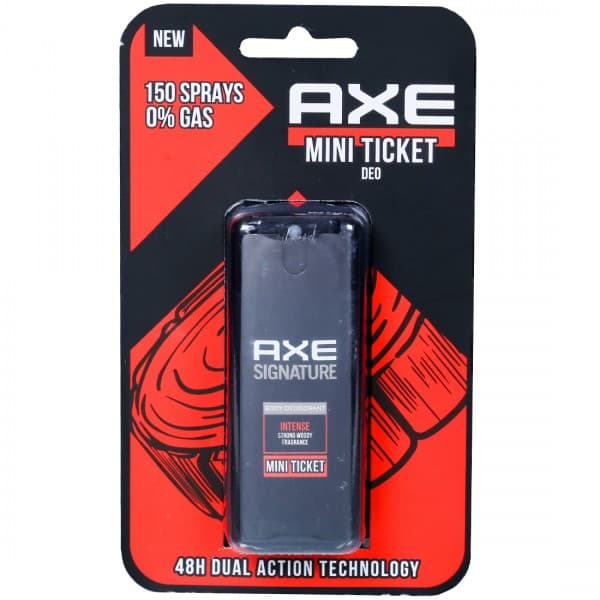 Axe Signature Intense Mini Ticket Body Deodorant 10 ml