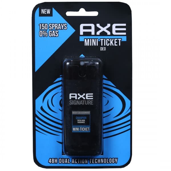 Axe Signature Champion Mini Ticket Body Deodorant 48H Dual Action Technology 10 ml