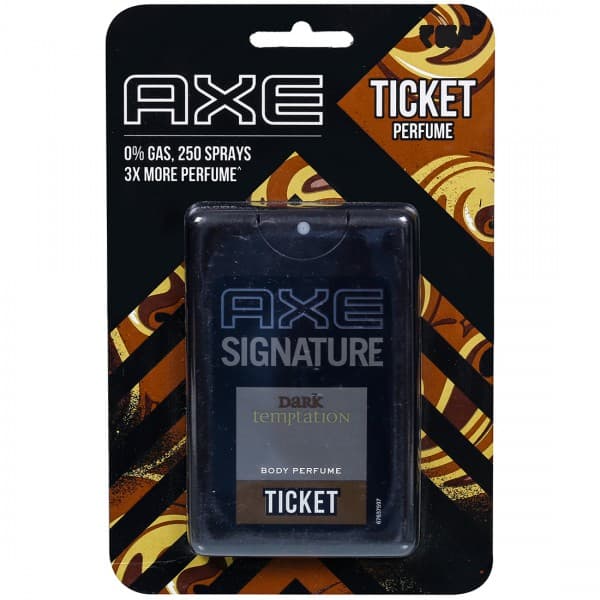 Axe Signature Dark Temptation Ticket Body Perfume 17 ml