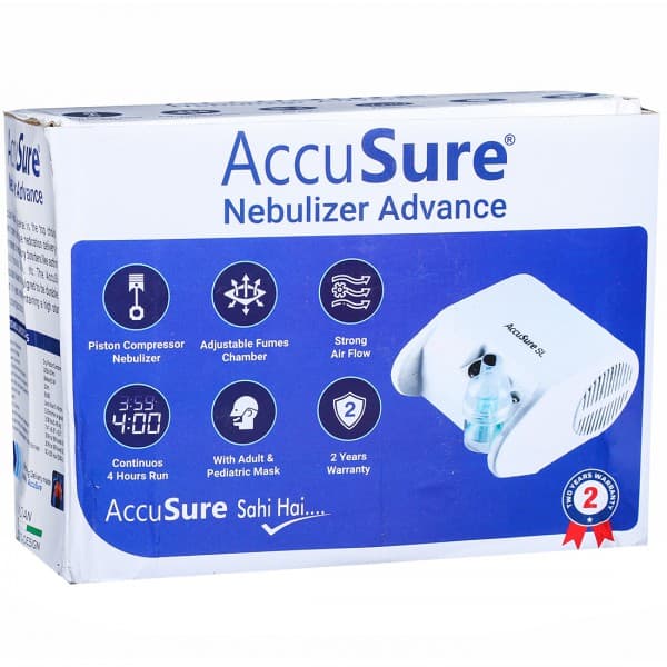 AccuSure Nebulizer SL (Advance) Device 7.4 x 6.9 x 3.3 inch