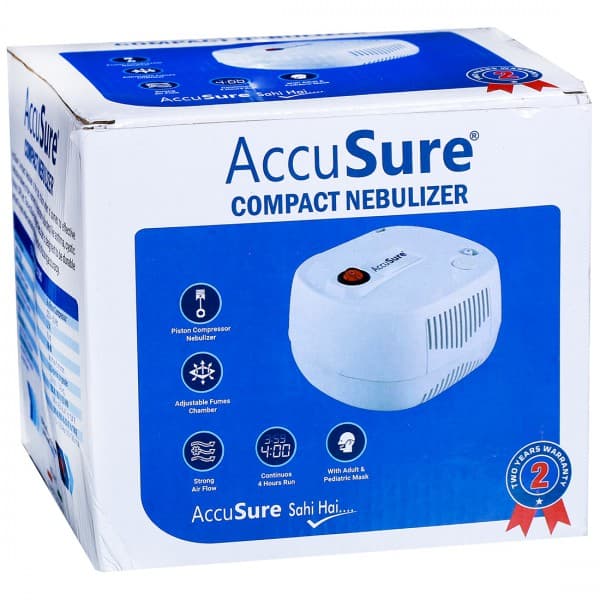AccuSure Compact Nebulizer MD Device 250 x 180 x 125 mm