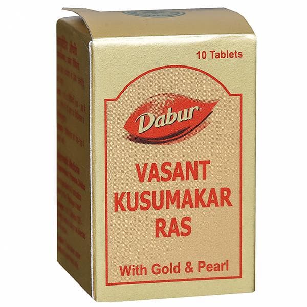 Dabur Vasant Kusumakar Ras 10 Tablets