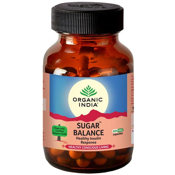 Organic India Sugar Balance Veg 60 Capsules