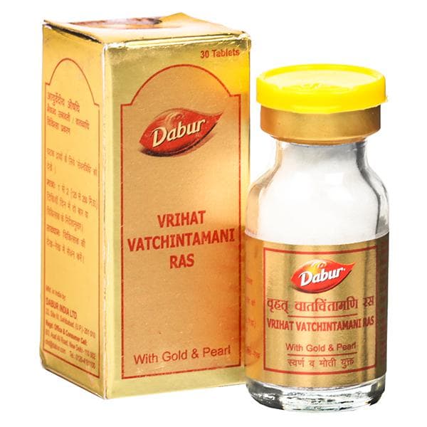 Dabur Vasant Kusumakar Ras With Gold & Pearl 30 Tablets