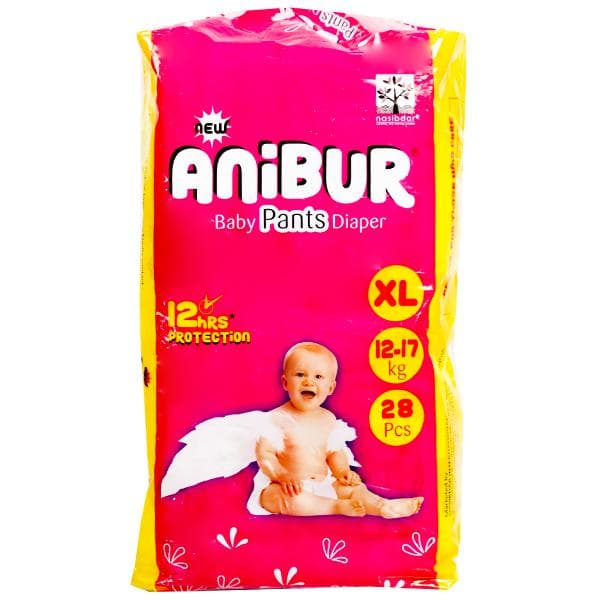 Anibur Baby Pants Diaper XL (Pack Of 28)