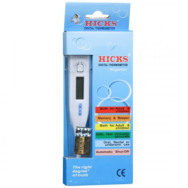 Hicks Digital Thermometer Regular DT 10 Pack Of 1