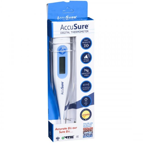 Accusure Digital Thermometer (MT-32) 124 x 18 x 9 mm