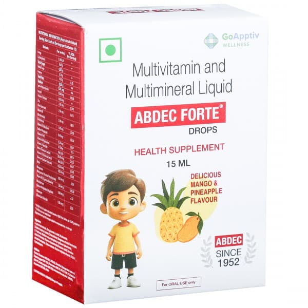 Abdec Forte Delicious Mango & Pineapple Flavour Drops 15 ml