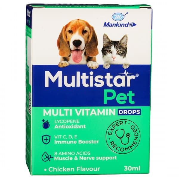 Multistar Pet Chicken Flavour Veterinary Drops 30 ml