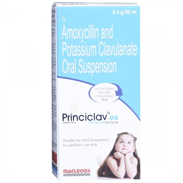 Princiclav DS Dry Syrup 5.4 g/30 ml