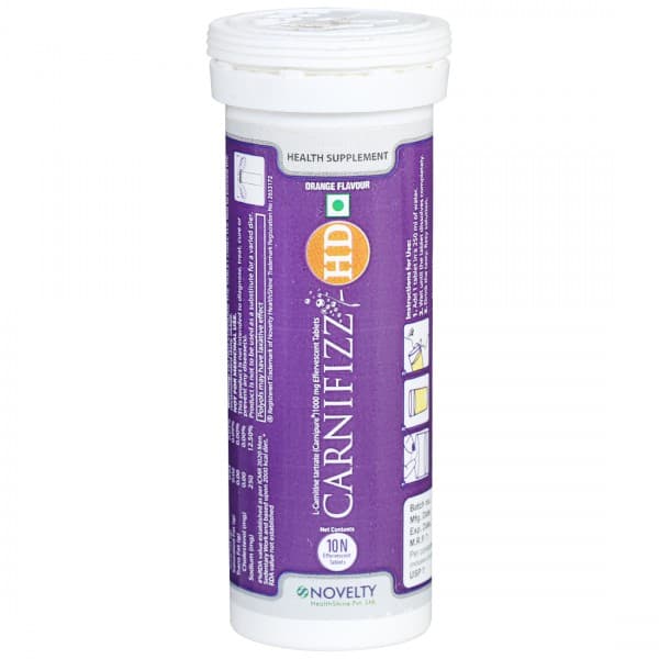 Carnifizz HD Orange Flavour 10 Effervescent Tablets