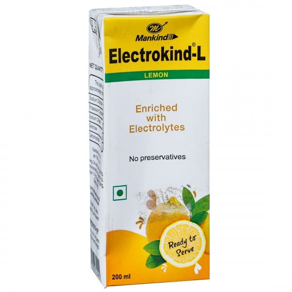 Electrokind L Lemon Flavour Liquid 200 ml