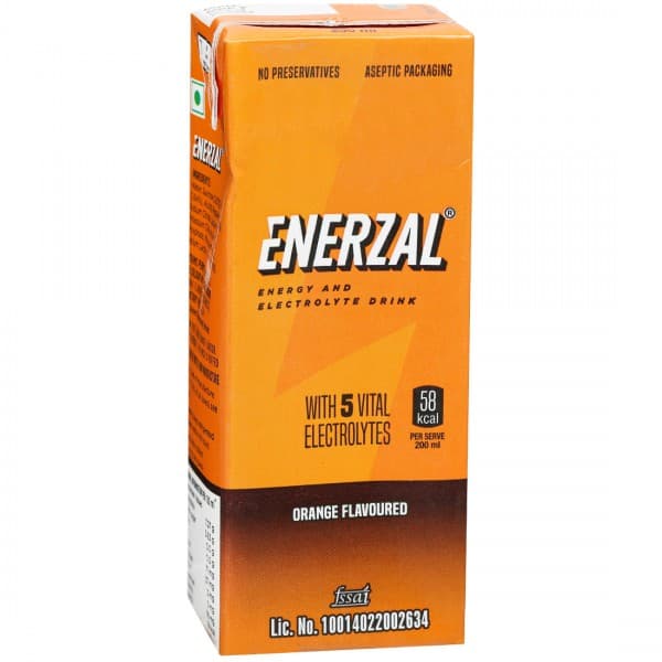 Enerzal Orange Flavour Energy Drink 200 ml
