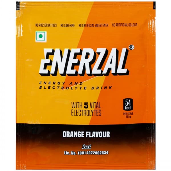 Enerzal Orange Flavour Energy Drink 50 g