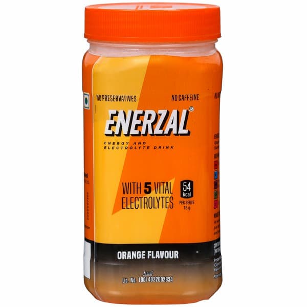 Enerzal (Orange Flavour) Energy Drink 500 g