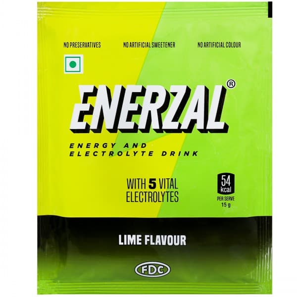 Enerzal Lime Flavour Energy Drink 50 g