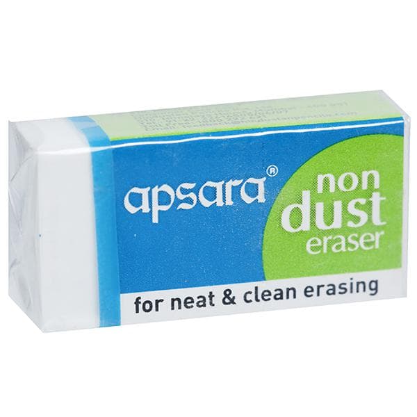 Apsara Non Dust Eraser (33 mm x 17 mm x 10 mm)