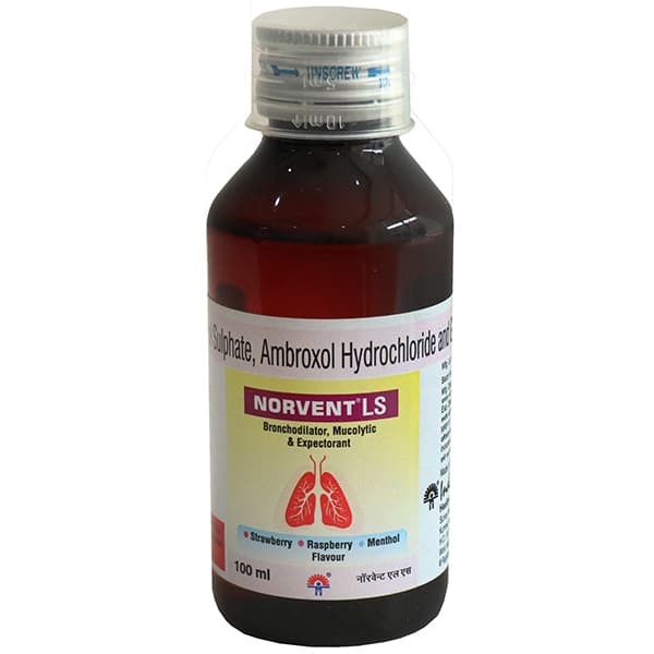 Norvent LS (Strawberry Raspberry Menthol Flavour) Expectorant 100 ml