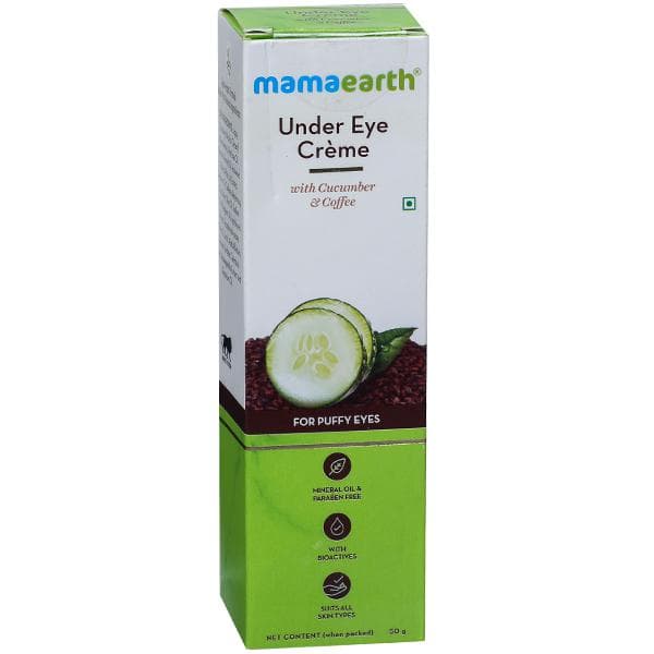 Mamaearth Under Eye Creme for Puffy Eyes 50 g