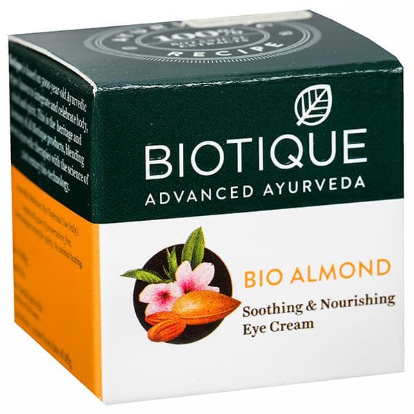 Biotique Bio Almond Soothing And Nourishing Eye Cream 15 g