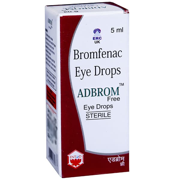 Adbrom Free Eye Drops 5 ml