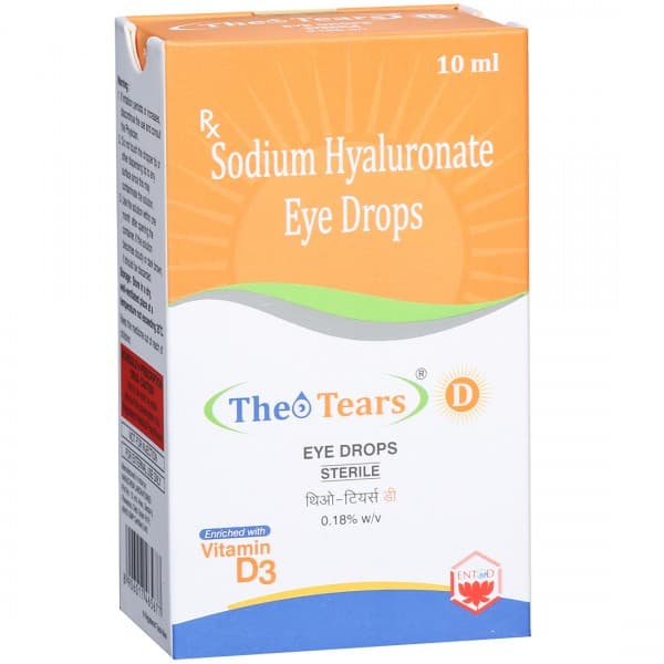 Theo Tears D Eye Drops 10 ml