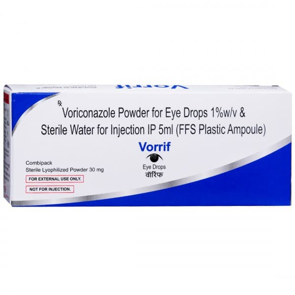 Vorrif 1% w/v Powder For Eye Drops 30 mg/5 ml