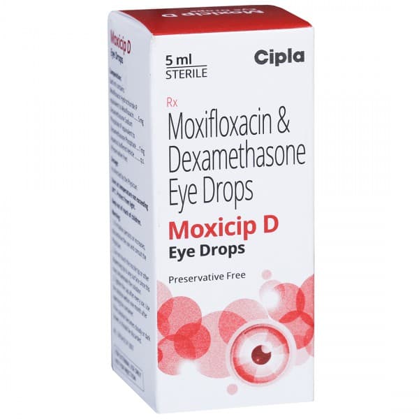 Moxicip D Eye Drop 5 ml