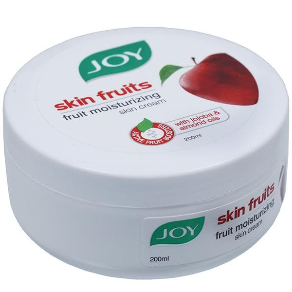 Joy Skin Fruits Fruit Moisturizing Skin Cream With Jojoba & Almond Oils 200 ml