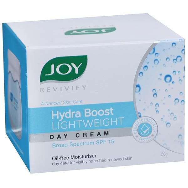 Joy Revivify Hydra Boost Lightweight Broad Spectrum Spf 15 Day Cream 50 g