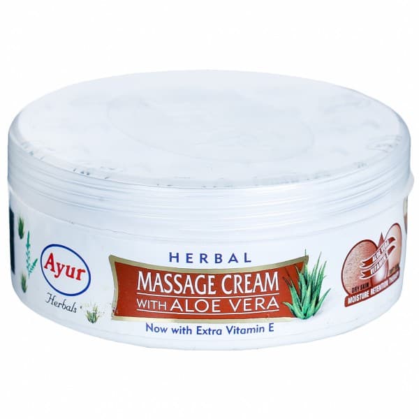 Ayur Herbals Massage Cream (With Aloe Vera) 80 ml