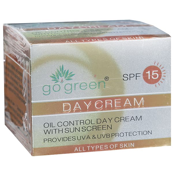 Go Green SPF 15 Oil Control Day Cream with Sun Screen 60 ml
