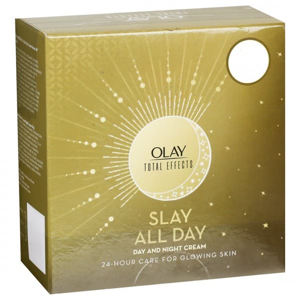 Olay Total Effects Slay All Day Anti Ageing Day and Night Cream 2 x 50 g