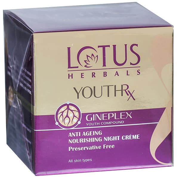 Lotus Herbals YouthRx Gineplex Anti-Ageing Nourishing Night Creme 50 g