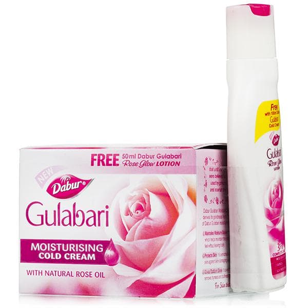 Dabur Gulabari Moist.Cold Cream (Free Dabur Gulabari RG Lot) 100 ml