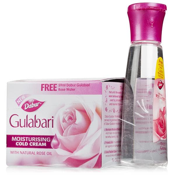 Dabur Gulabari Moist.Cold Cream (Free Dabur Gulabari Rose Water) 55 ml