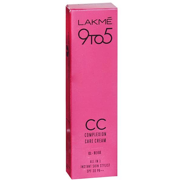 Lakme CC-Complexion Care Spf 30 Pa ++ 01 Beige Cream 9 g