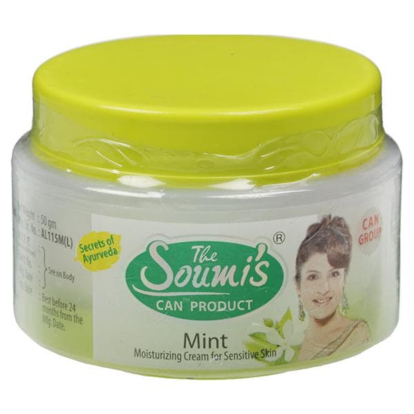 Soumis Can Mint Moisturizing Cream For Sensitive Skin 50 g