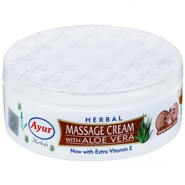 Ayur Herbals Massage Cream With Aloe Vera 200 ml