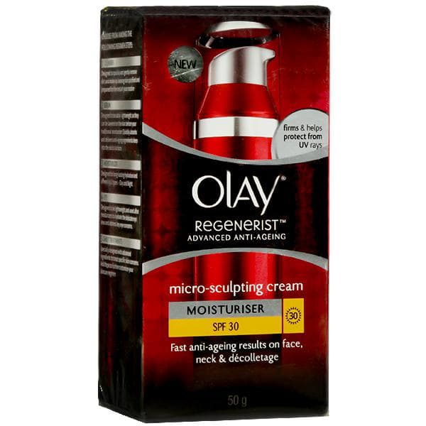 Olay Regenerist Advanced Anti-Ageing Spf 30 Micro Sculpting Cream Moisturiser 50 g