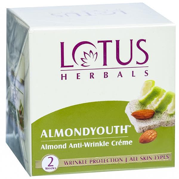 Lotus Herbals Almondyouth Almond Anti-Wrinkle Creme 50 g