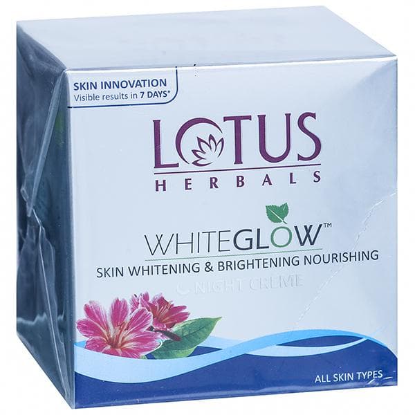 Lotus Herbals Whiteglow Skin Whitening & Brightening Nourishing Night Cream 60 g