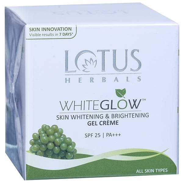 Lotus Herbals Whiteglow Skin Whitening & Brightening Gel Creme Spf 25 PA+++ 60 g