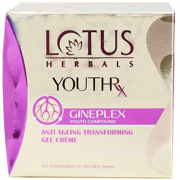 Lotus Herbals YouthRx Anti-Ageing Transforming Gel Creme SPF 20 PA+++ 50 g