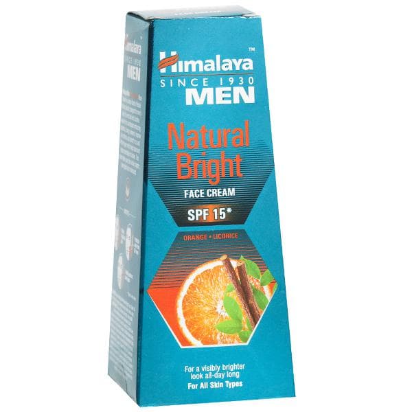 Himalaya Men Natural Bright Spf 15 Orange Licorice Face Cream 25 g