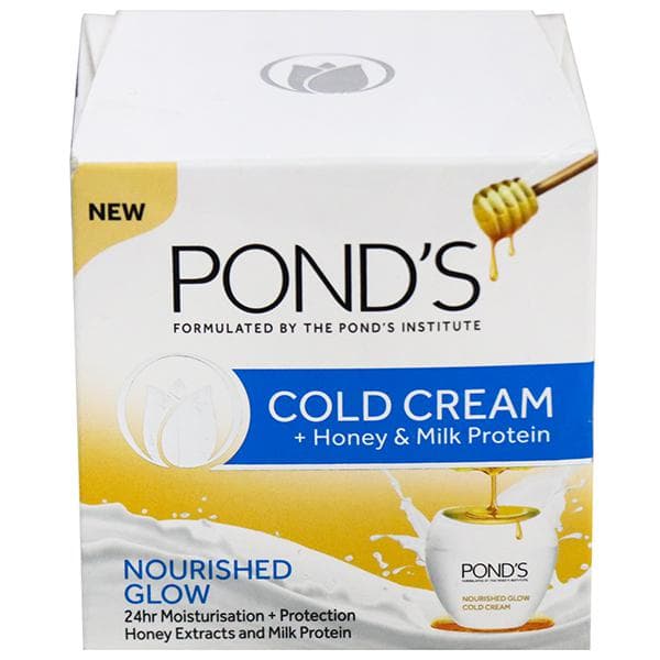 Ponds Cold Cream Honey & Milk Protein Nourished Glow 100 ml/89 g