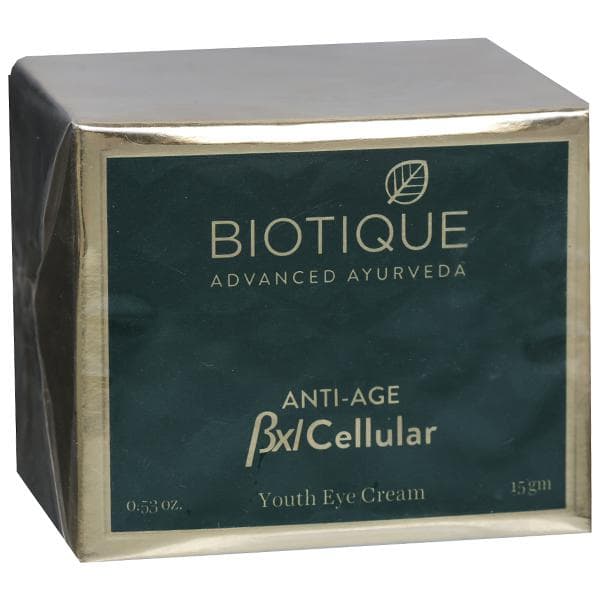 Biotique Anti Age Bxl Cellular Youth Eye Cream 15 g