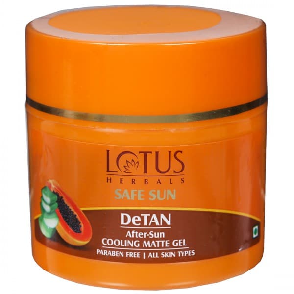 Lotus Herbals Safe Sun DeTan After Sun Cooling Matte Gel 100 g
