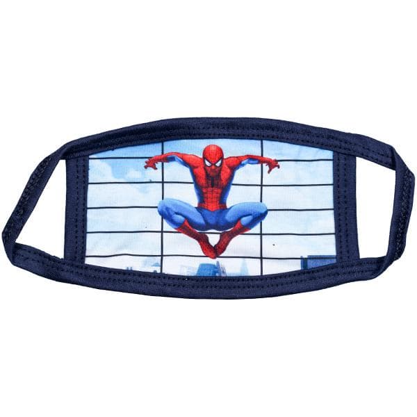 Washable Cotton Kids Face Mask Spiderman